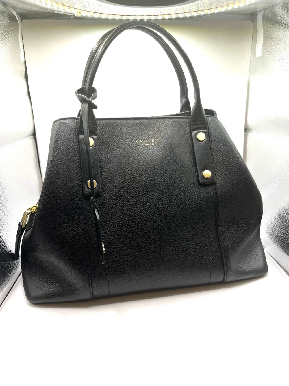 Radley London Provence Street Purse Multiway Black Pebble Leather